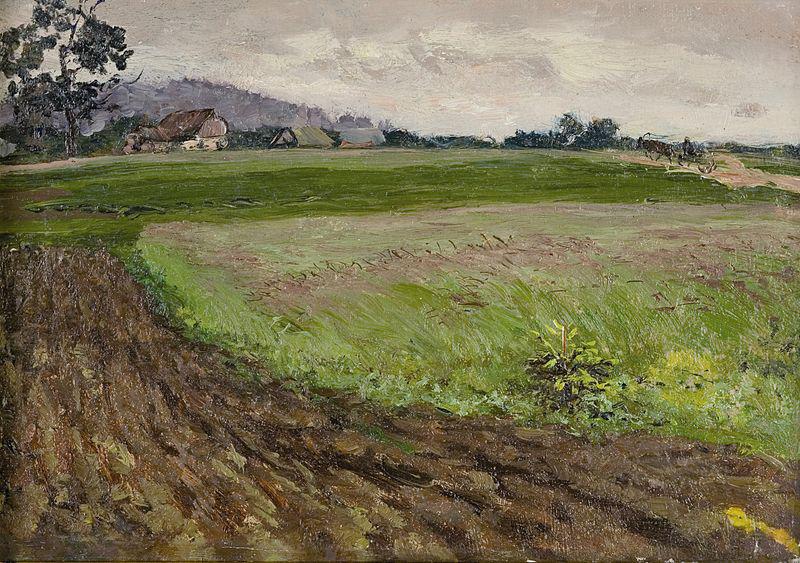 Nikolay Nikanorovich Dubovskoy Rural landscape Sweden oil painting art